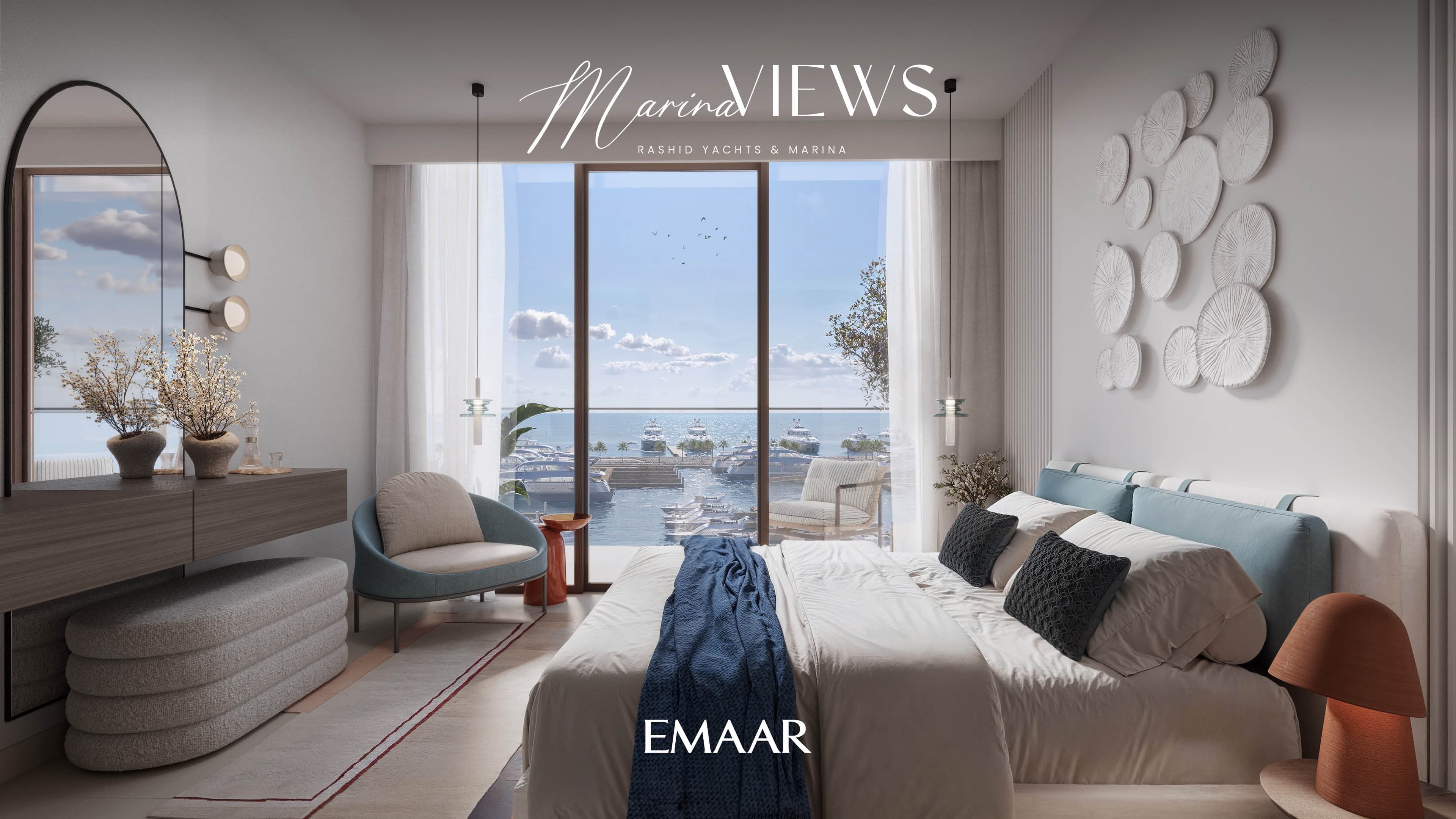 Marina Views 1 Bedroom (approx. 729 - 819 sq. ft.) Overview